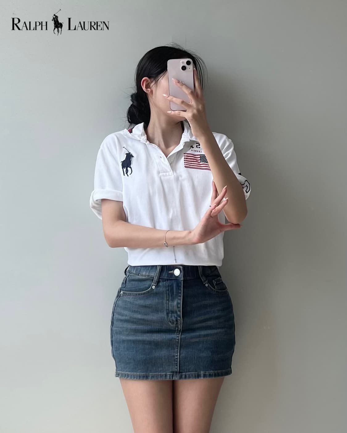 폴로 빅포니 성조기 반팔 카라티 상품이미지2