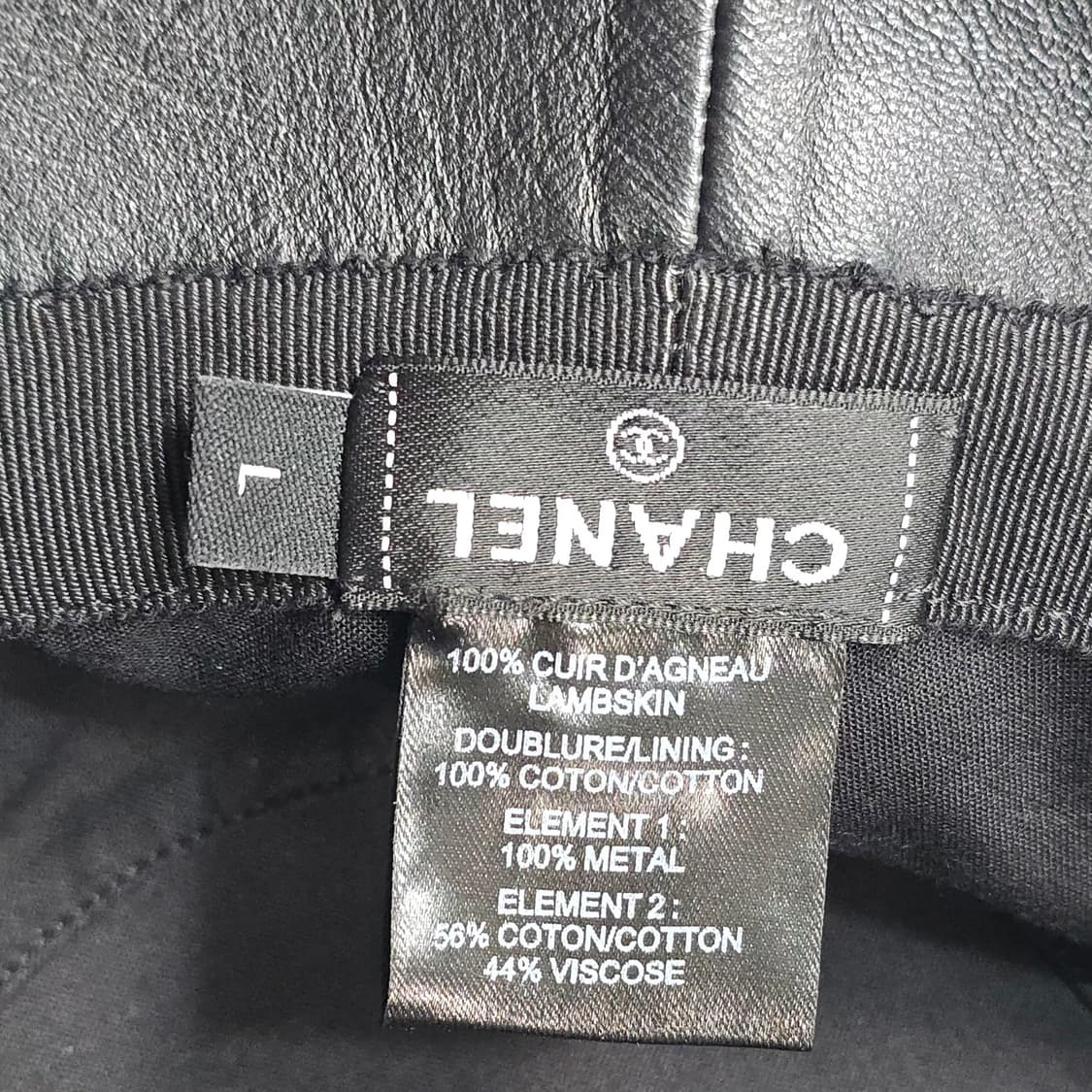 샤넬 CC 로고 가죽 버킷햇 ( L ) 상품이미지7