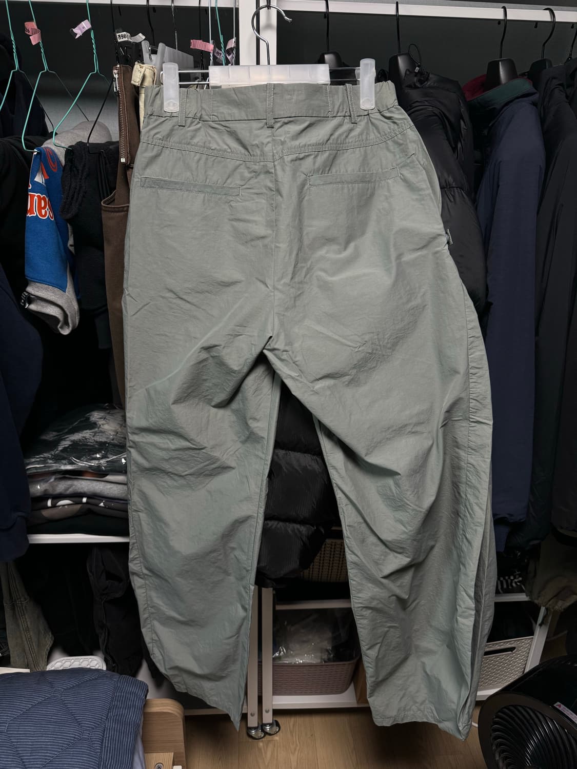 산산기어 사이드 스냅 팬츠 카키 상품이미지2