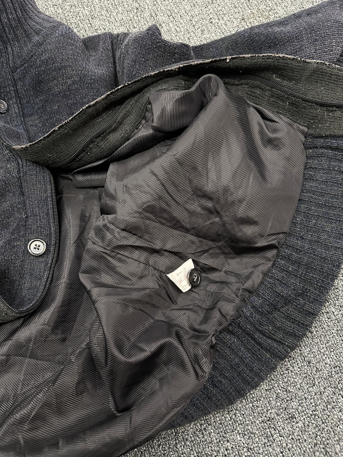 L) 재패니즈 빈티지 SHUMEL 버튼 니트집업 상품이미지9