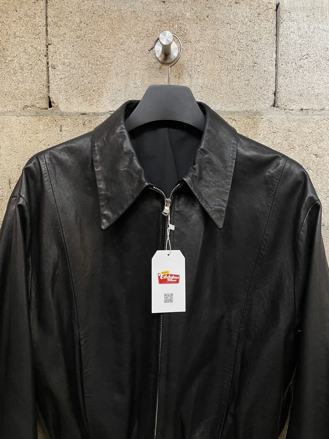 쿠어 램스킨 블루종 레더 자켓 상품이미지2