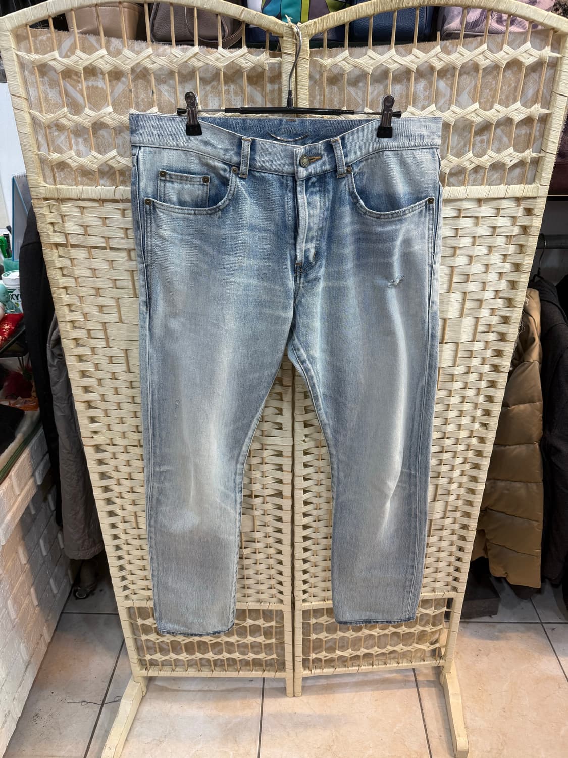 32-33 정품 생로랑 데님팬츠 팝니다 상품이미지1