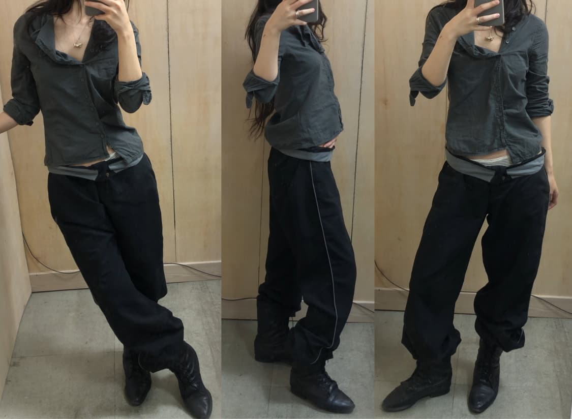 사은품 [직수입] 빈티지 RARE diesel 셔츠 차콜 상품이미지10