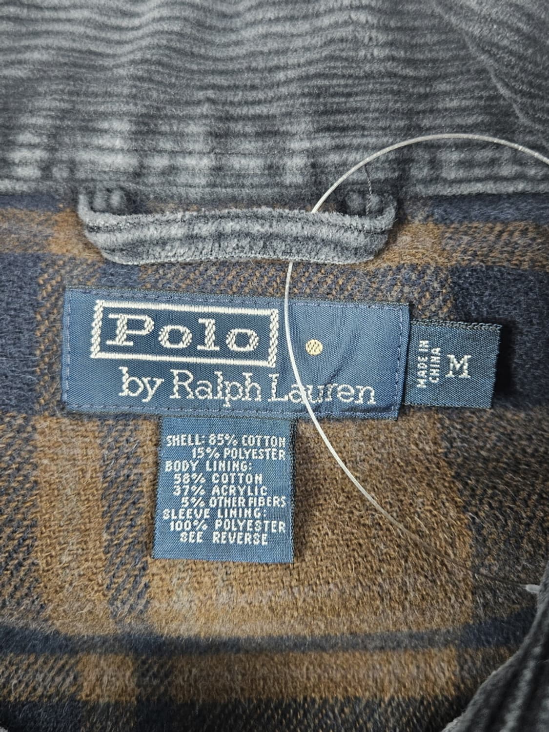 90's 폴로랄프로렌 코듀로이 스윙탑 블루종 자켓 ( M )/ 10301 상품이미지7