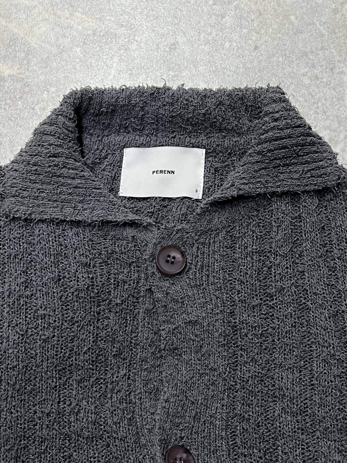 퍼렌 부클 카라넥 가디건 상품이미지3