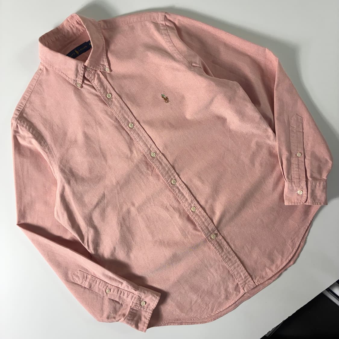Polo  폴로 랄프로렌 자수 코튼 핑크 옥스퍼드 셔츠  상품이미지2