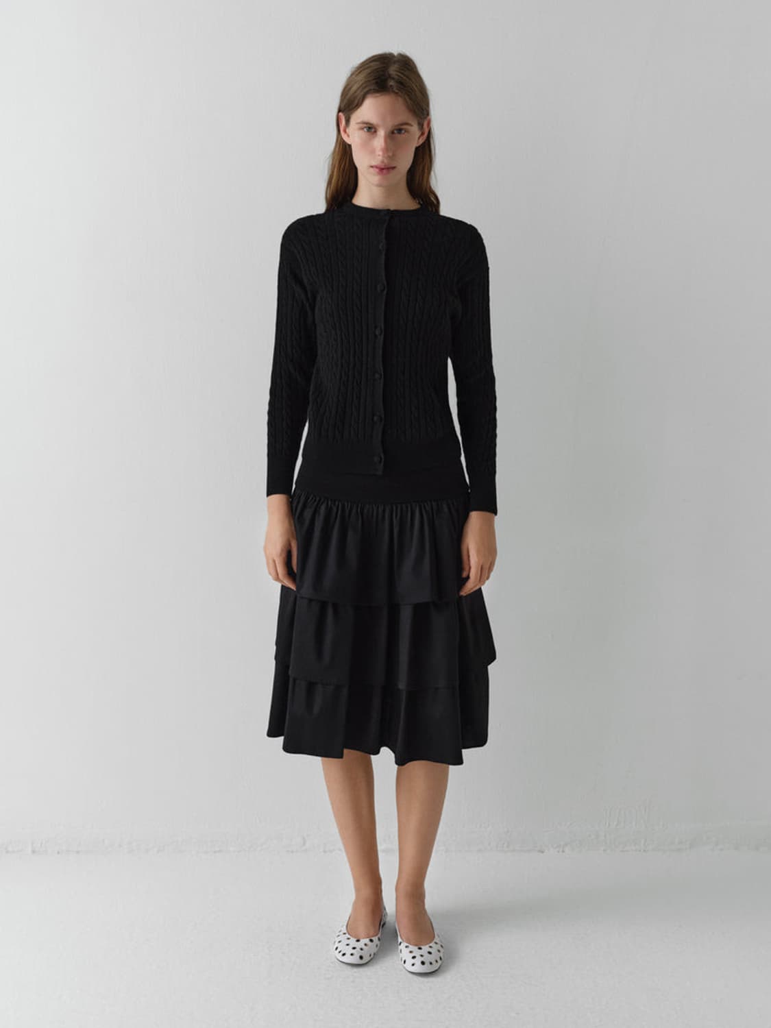 [S,M]기마구아스 RINA 가디건/블랙 상품이미지2