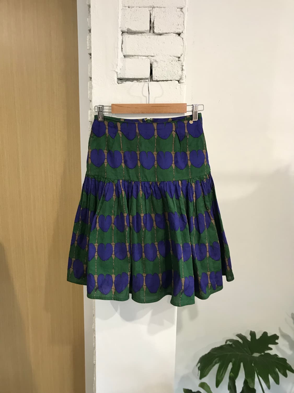 Japanese vintage pattern skirt 상품이미지4