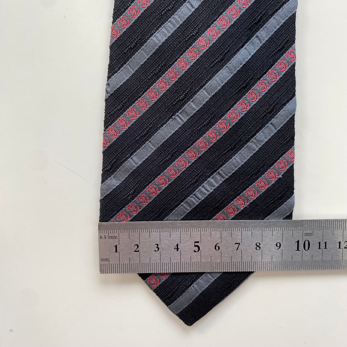 샤넬(CHANEL)모노그램 명품 정품 넥타이 상품이미지8