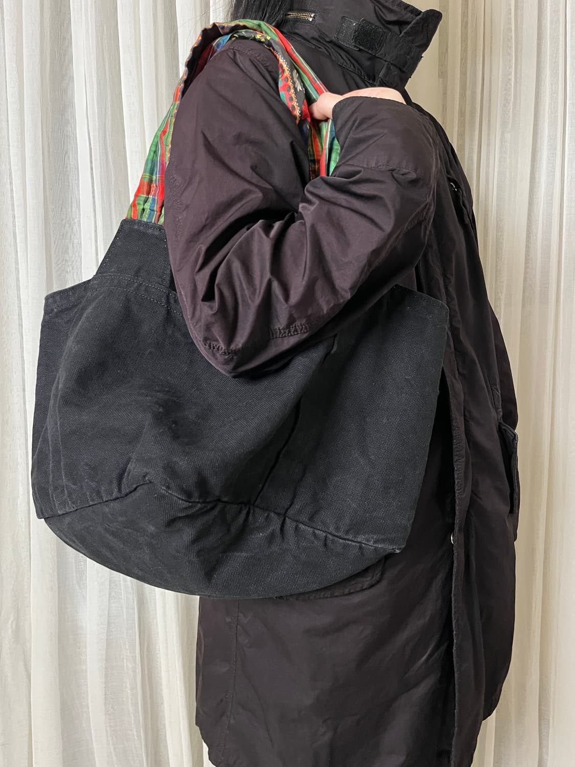 꼼데가르송 린넨코튼 캔버스 토트백 comme des garcons 상품이미지7
