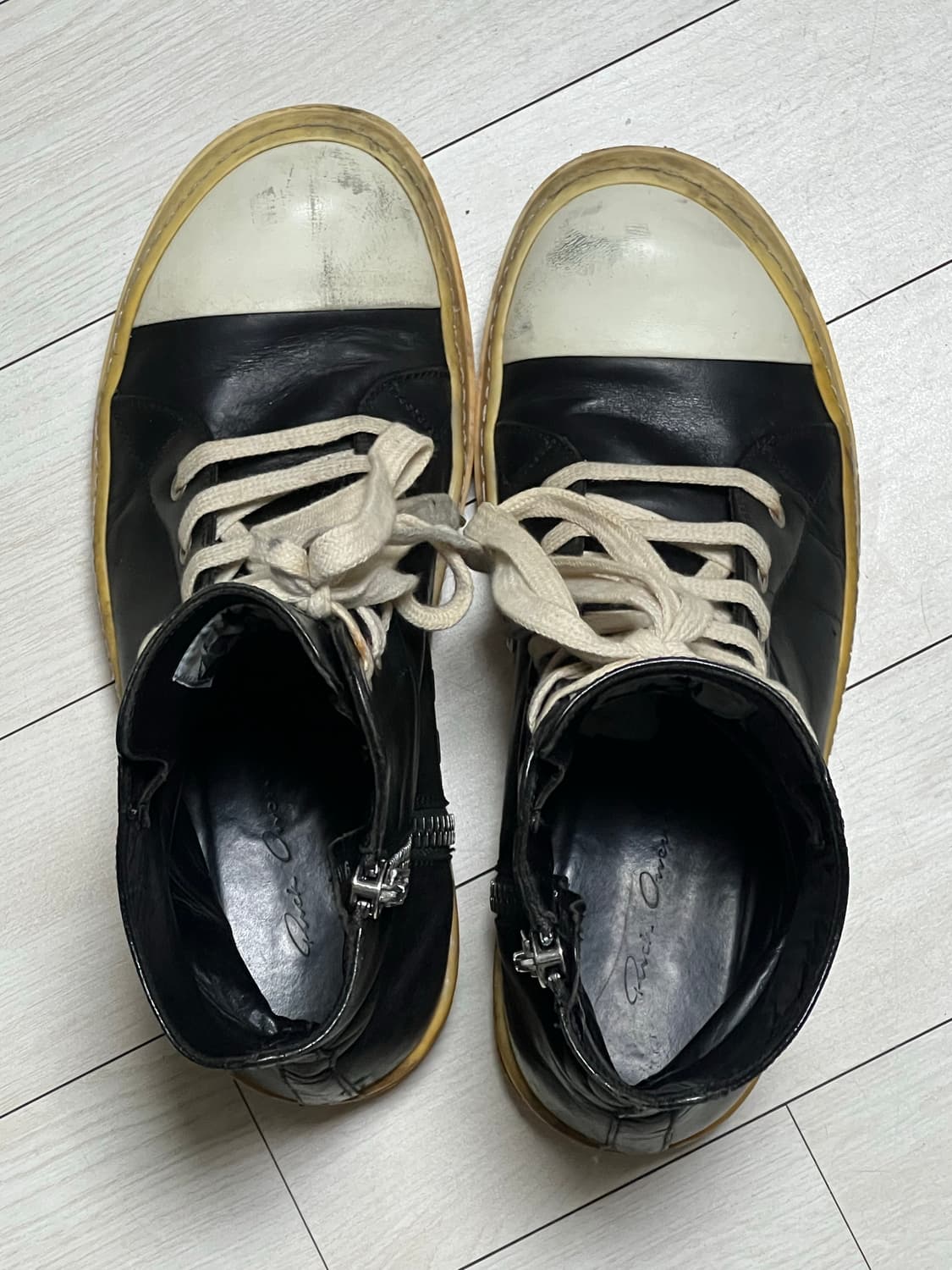 릭오웬스 16FW 라몬즈 하이 (39.5/255) 상품이미지6