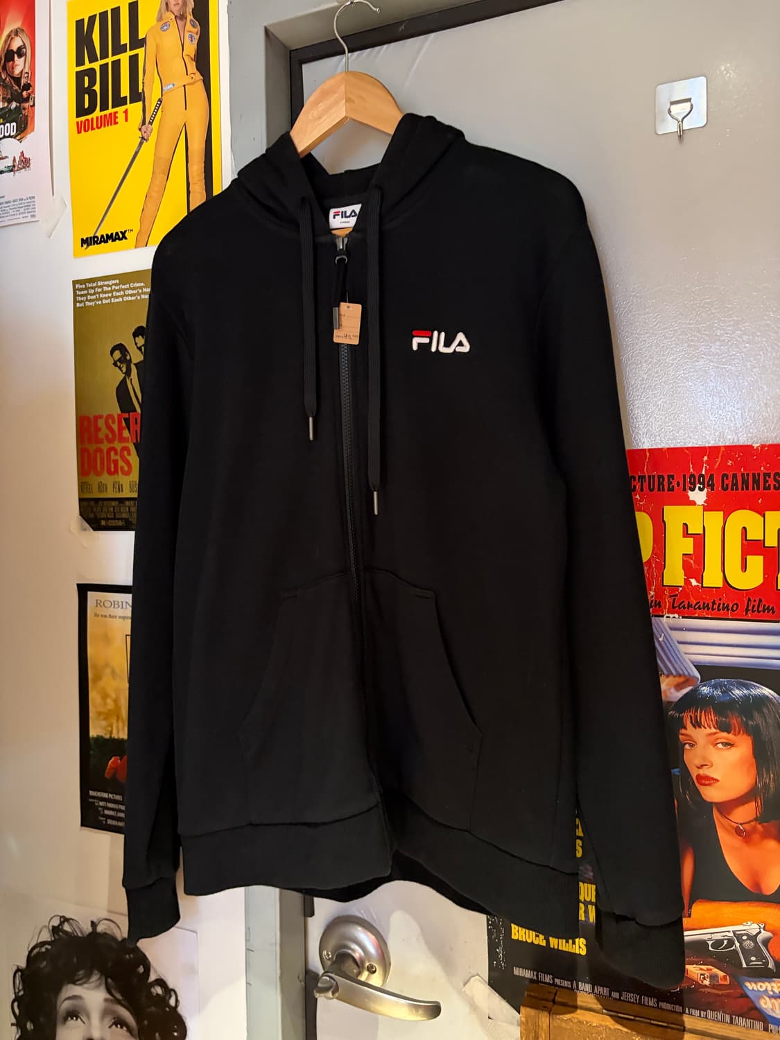 휠라 로고 후드집업 상품이미지1