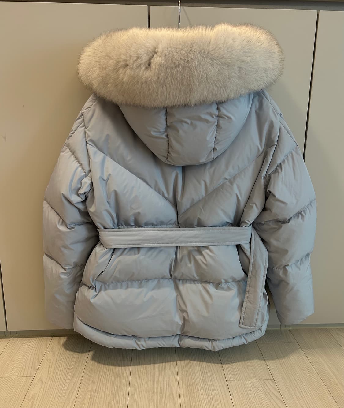 온앤온 거위 구스 폭스퍼 패딩 1사이즈 s 90 상품이미지3