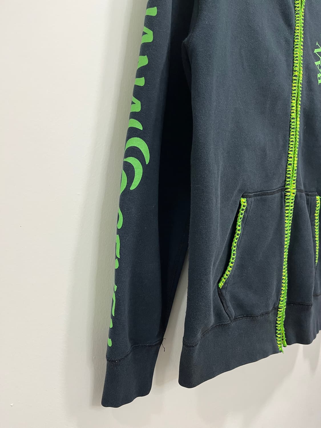 일본 빈티지 바나나 세븐 y2k 로고 프린팅 후드집업  상품이미지5