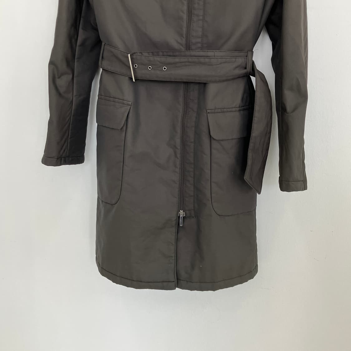 S MaxMara 막스마라 후드 벨트 코트 상품이미지4