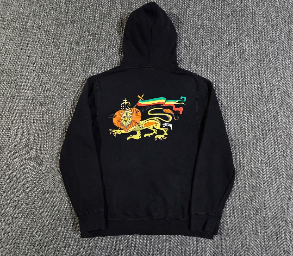 스투시 Stussy 라이온 그래픽 후드티 상품이미지1
