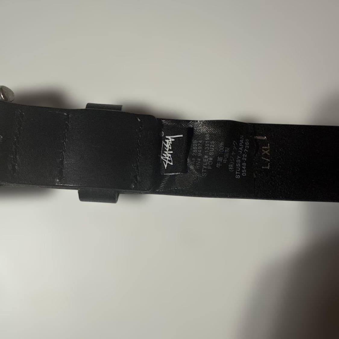 스투시 스터드 로고 레더 벨트 상품이미지4