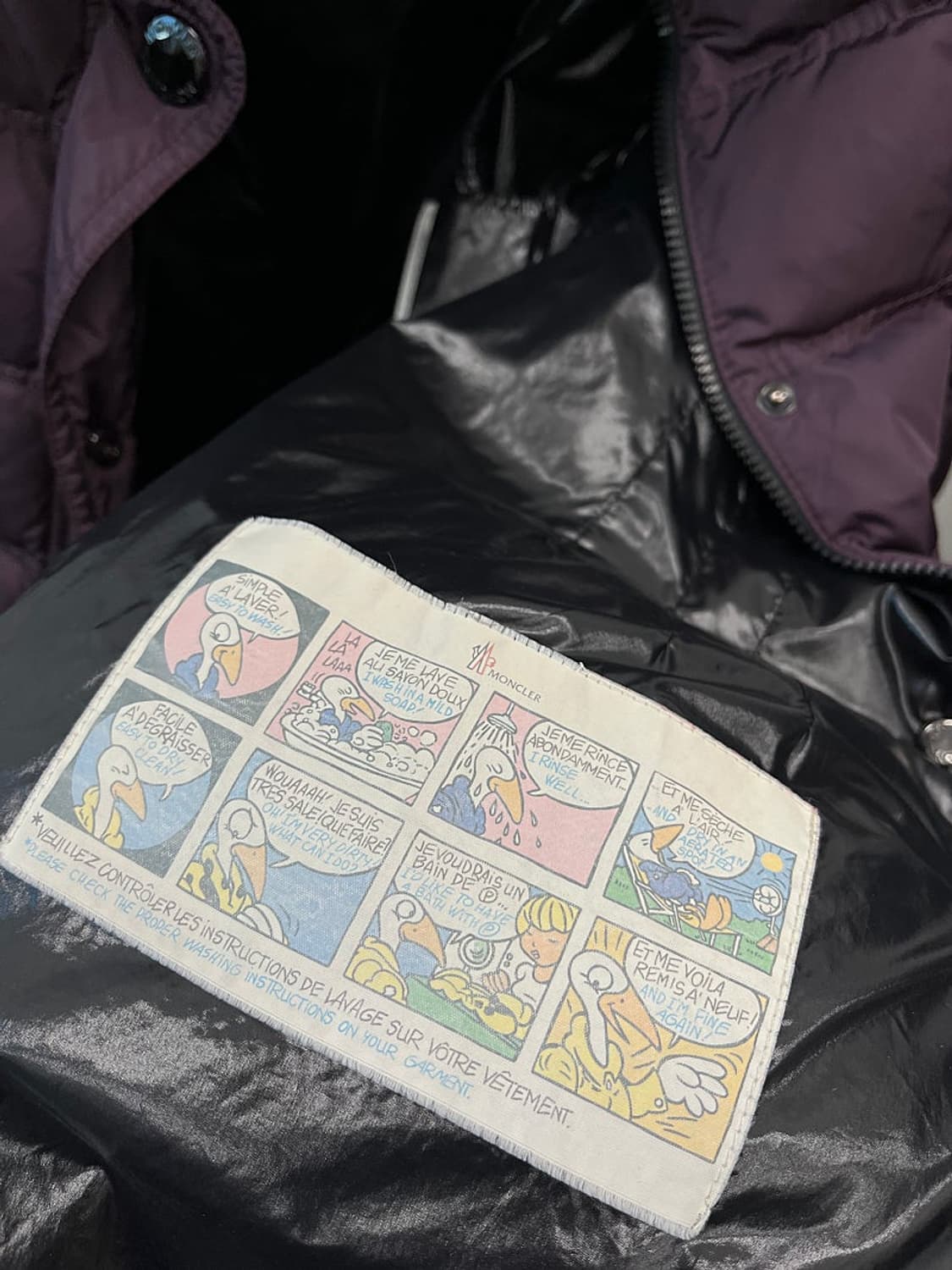 여) 몽클레어 하이넥 퍼플 롱패딩  상품이미지8