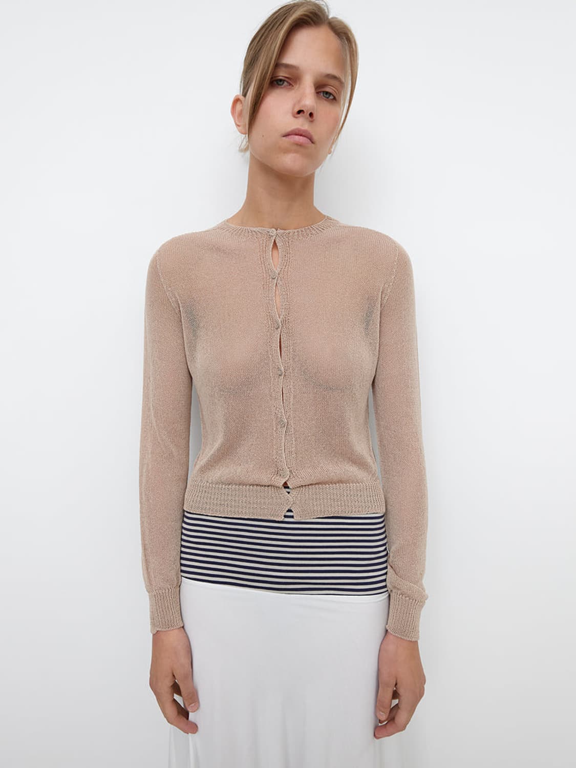 [S,M]기마구아스 Yoyo 가디건/베이지 상품이미지5