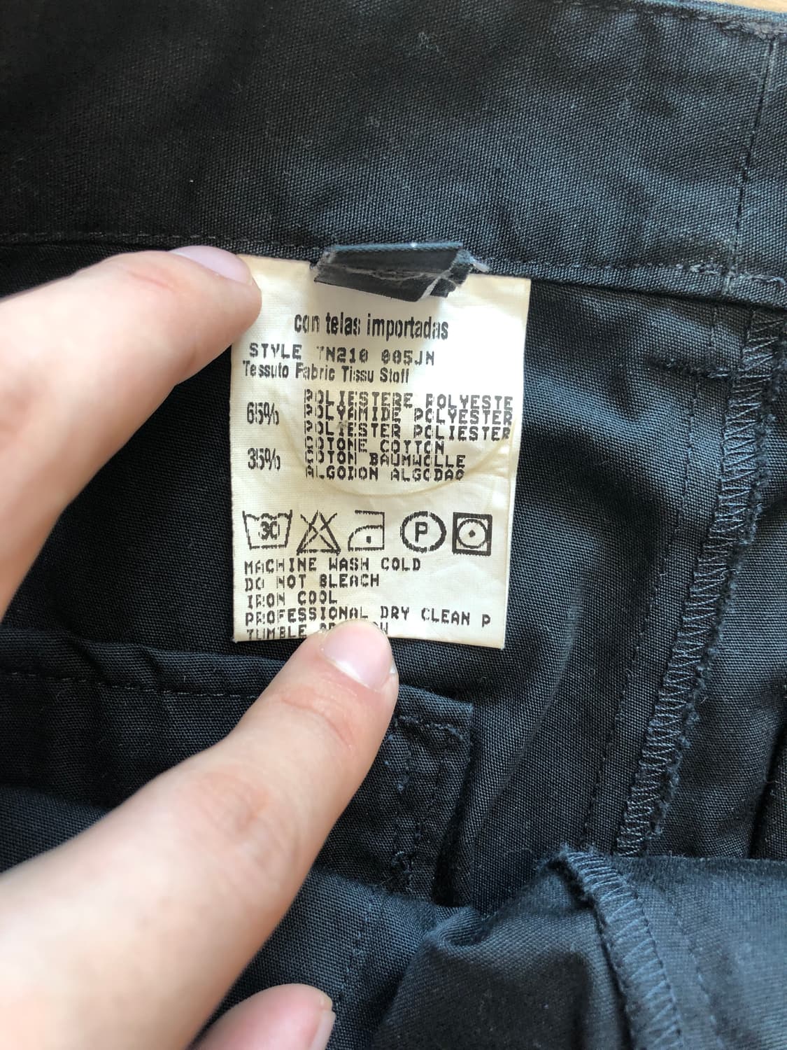 90s 캘빈클라인 컬렉션 italy made 지퍼 팬츠 상품이미지10