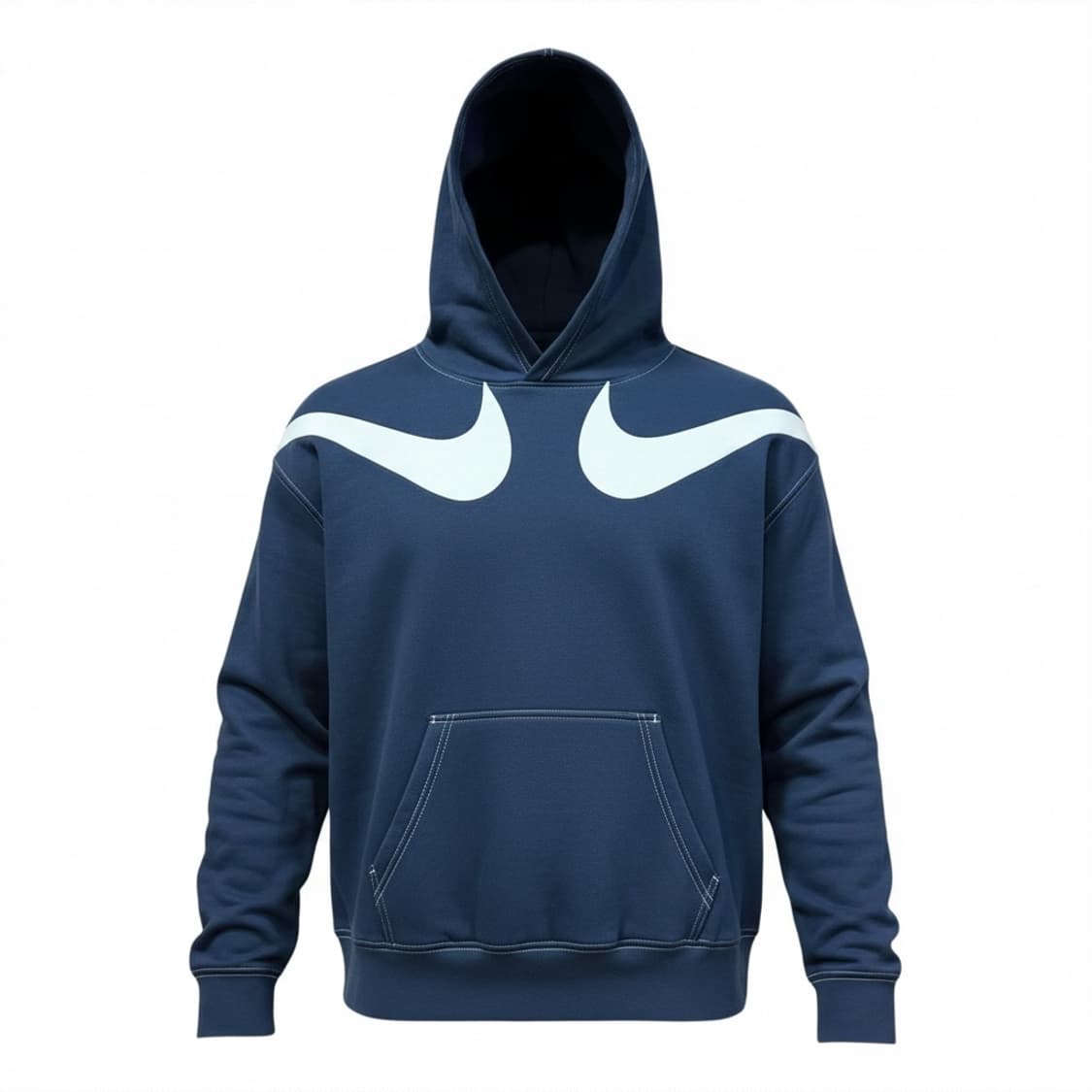 Nike W 더블 빅스우시 네이비 후드 상품이미지1