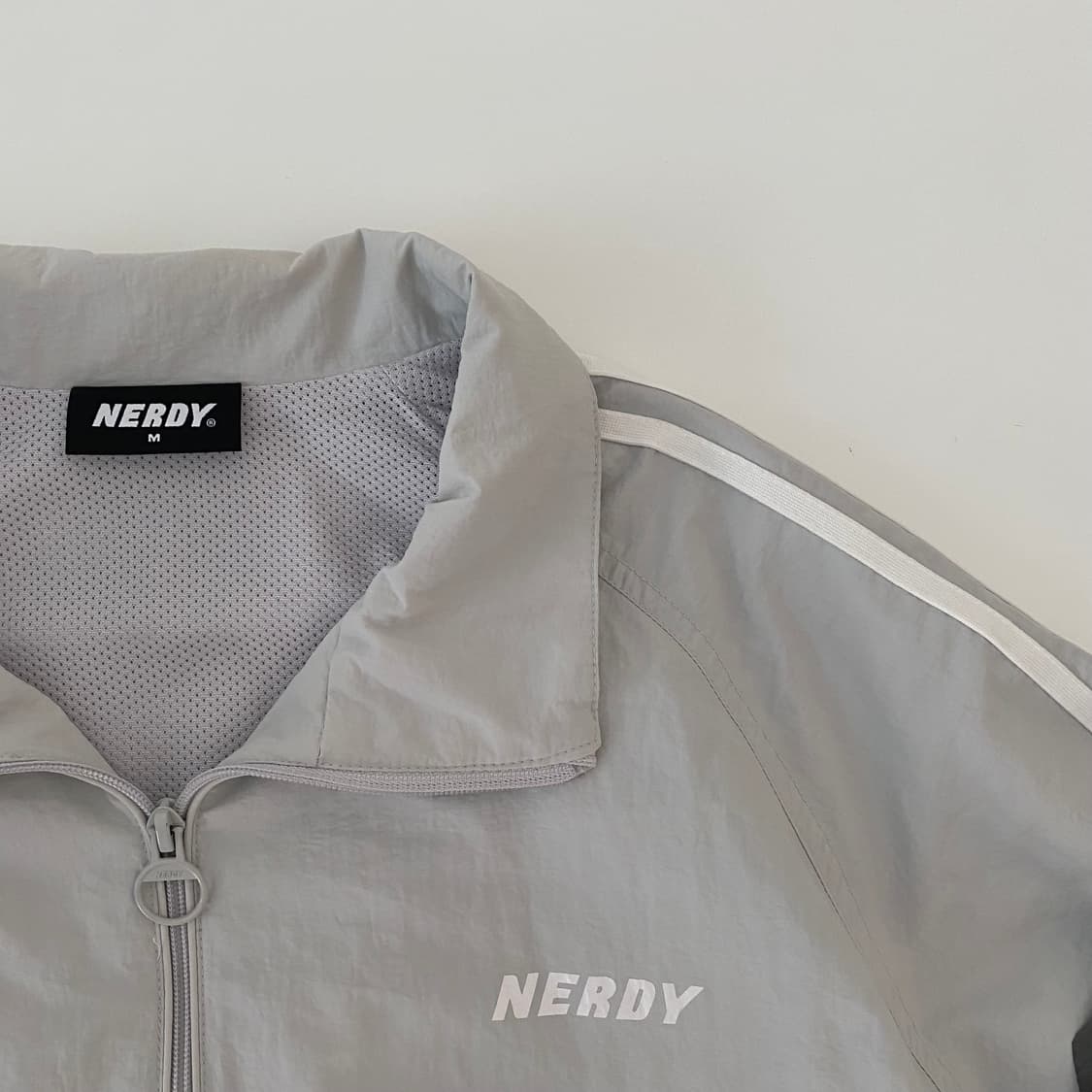 M ) 널디바람막이 운동복 라이트그레이 a0421 상품이미지6