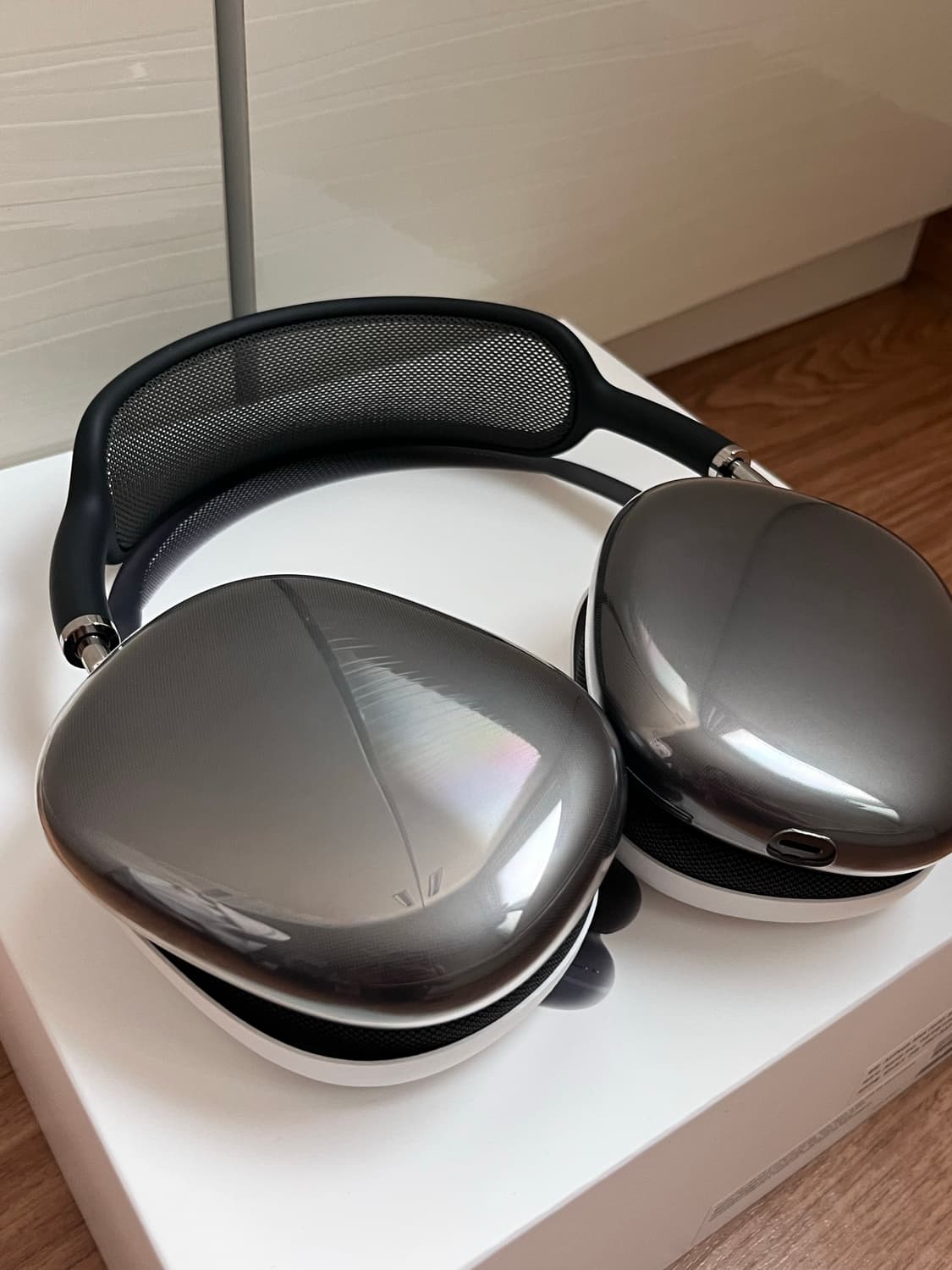 에어팟맥스 미드나이트 풀박스 S급(실착 3회) 상품이미지1