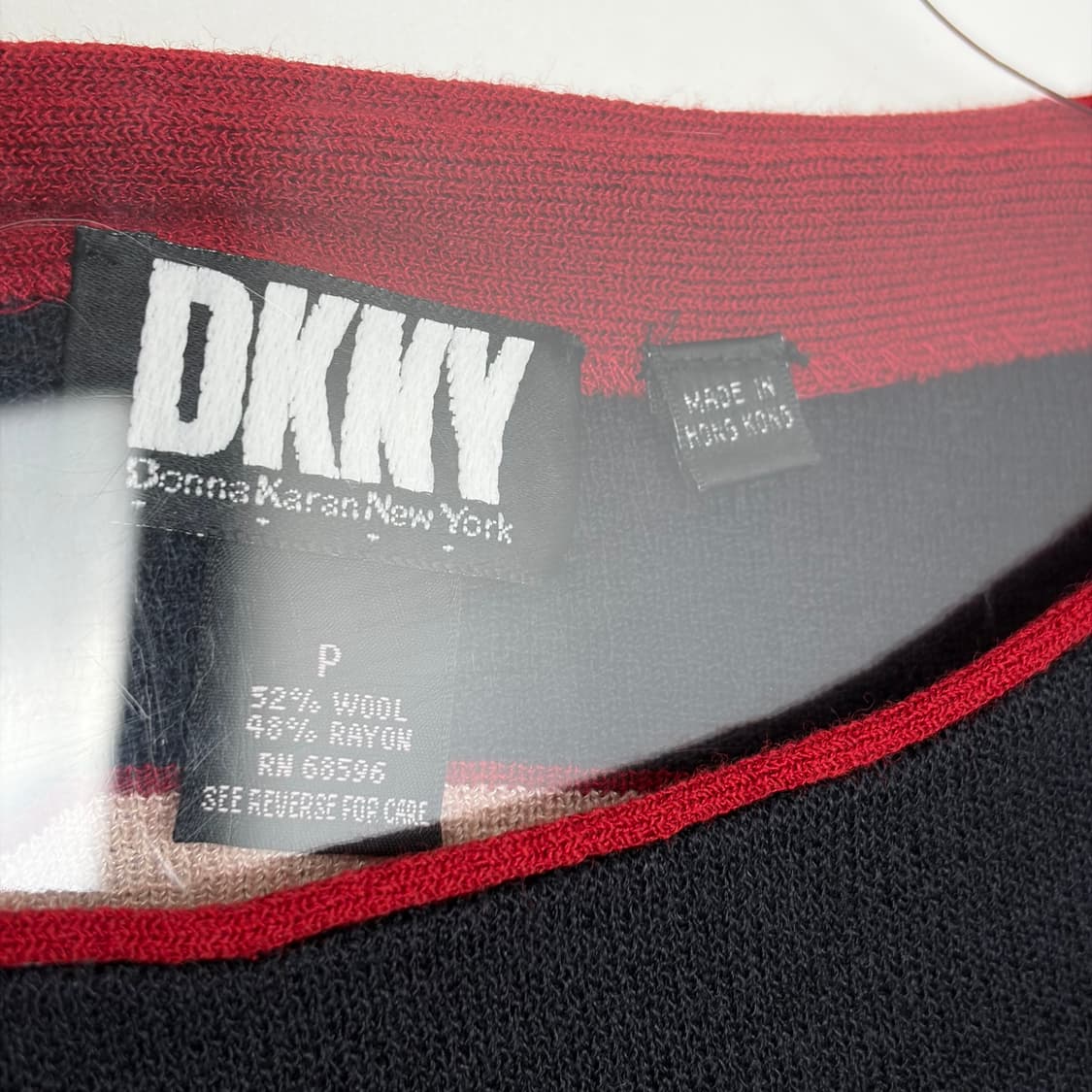 90s dkny 도나카란뉴욕 니트 티셔츠 원피스 상품이미지2