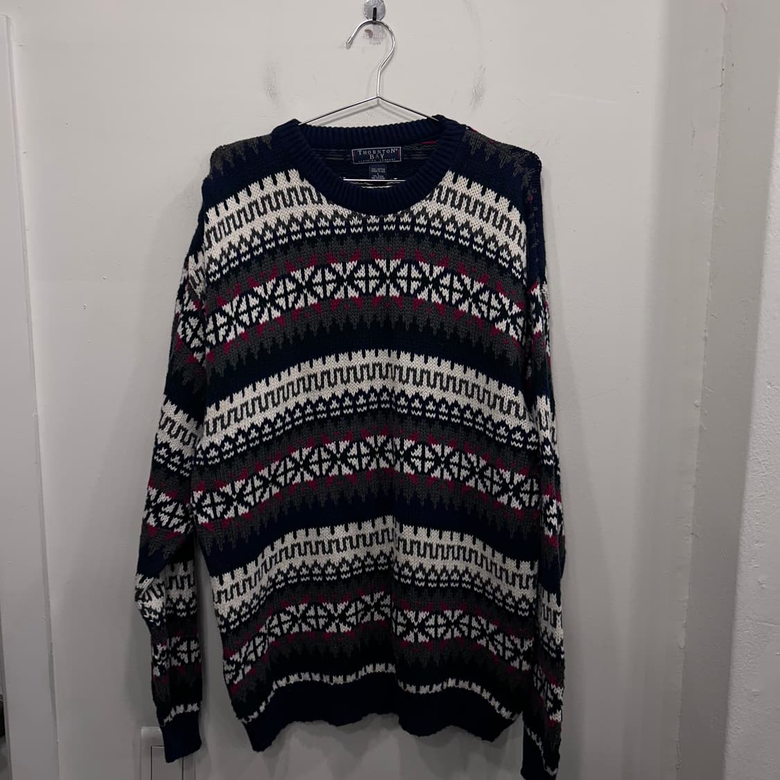 THORNTON BAY 노르딕 패턴 울 니트 상품이미지2