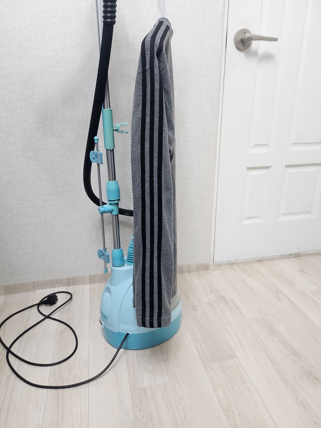 (100~105)L ☆초희귀☆ 아디다스 [차콜그레이검정] 후리스맨투맨 상품이미지3