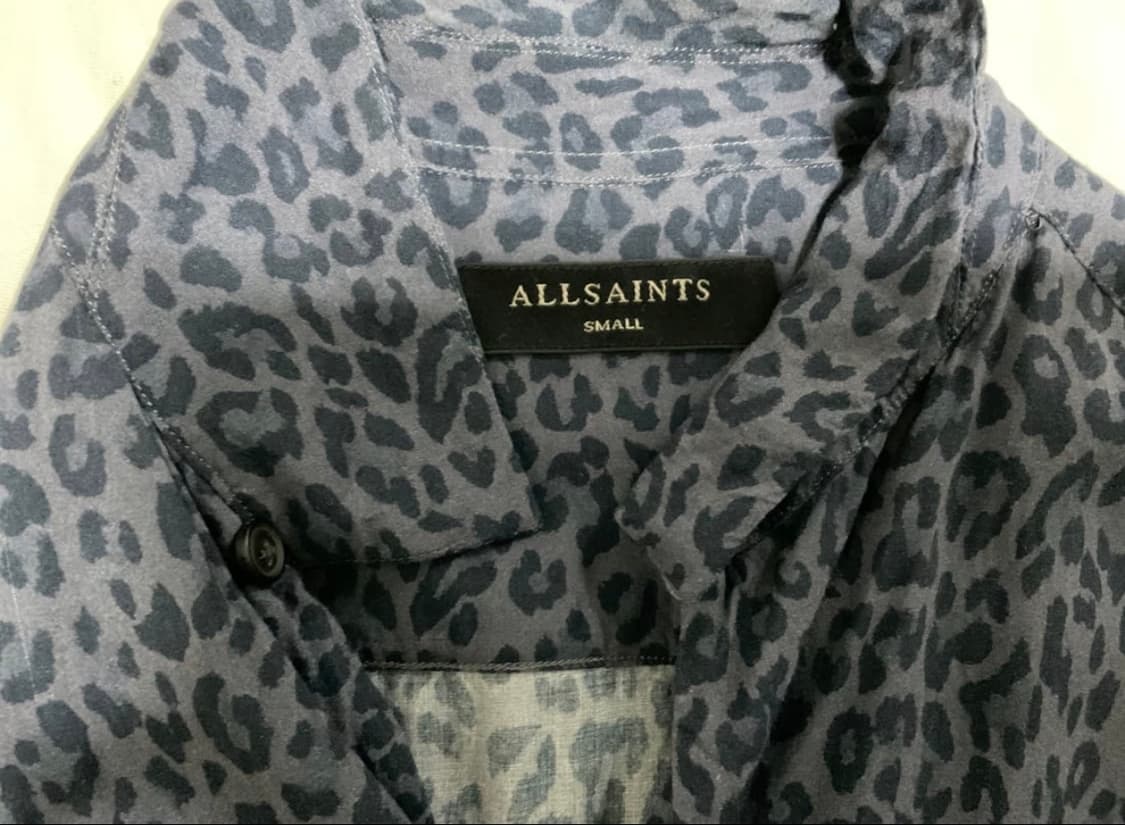 ALLSAINTS 올세인츠 레오파드 레이온 반팔셔츠 상품이미지3