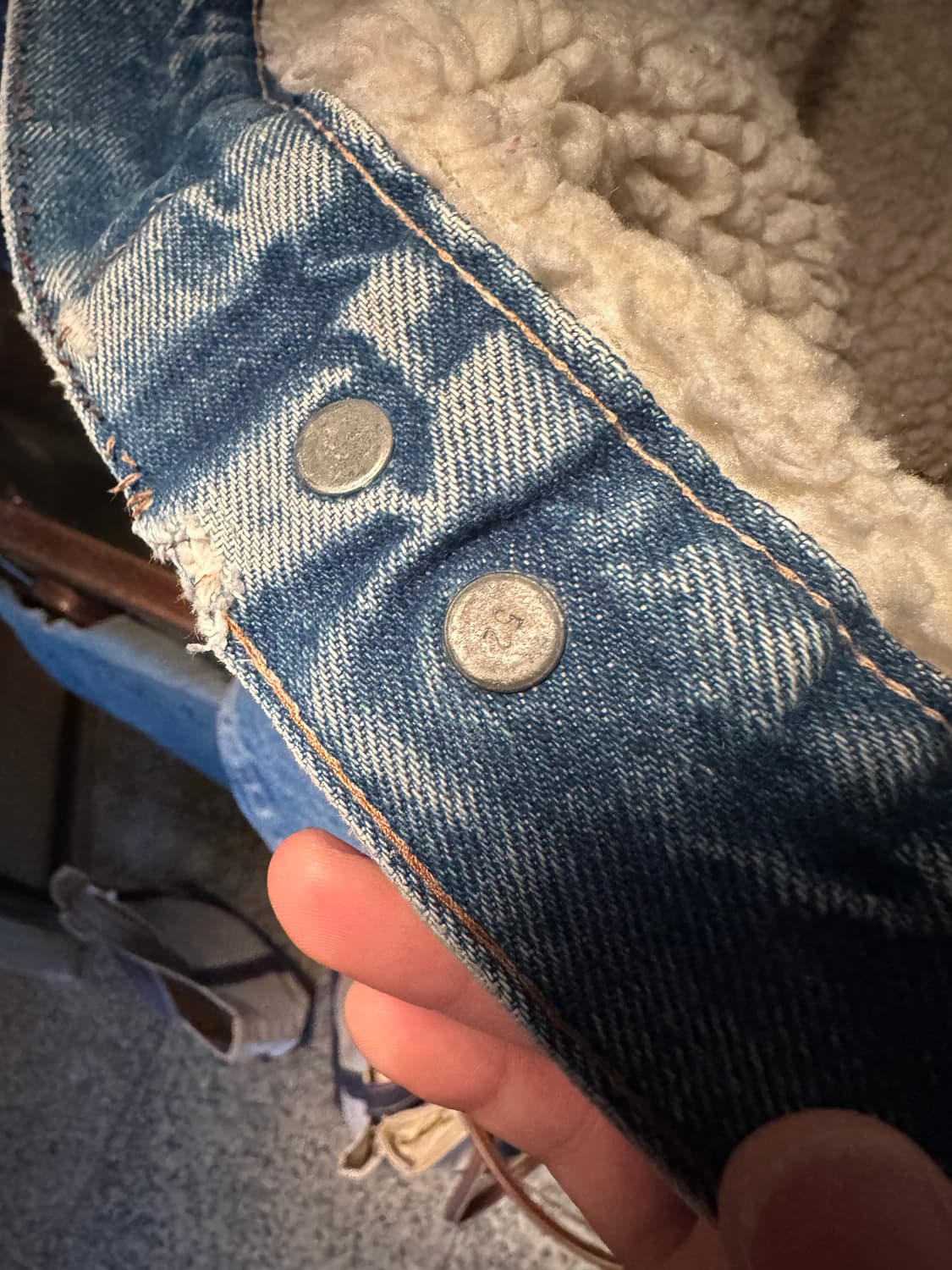 70s USA 빈티지 리바이스 3세대 셰르파 데님 자켓 상품이미지7