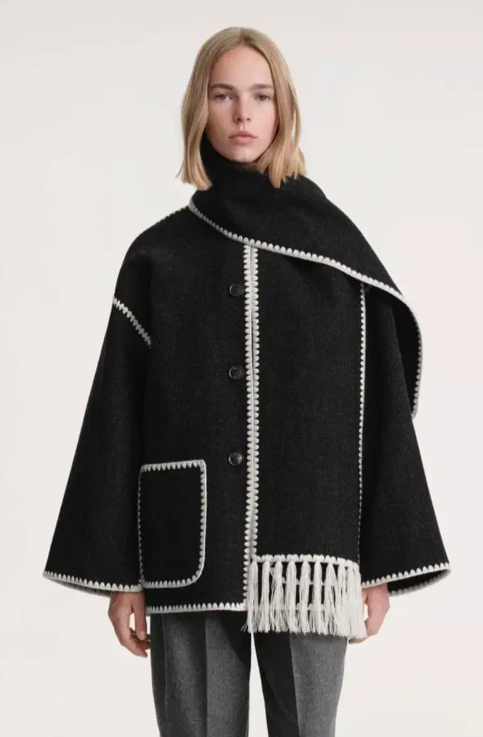 Toteme 토템 스카프 코트 상품이미지1