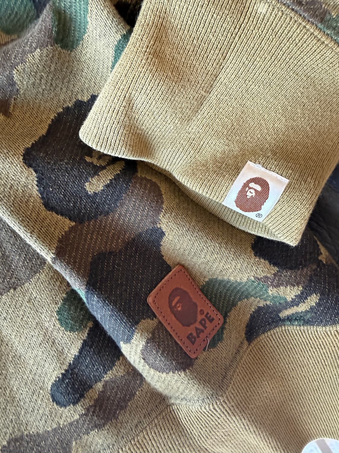 베이프 카모 15ss 크루넥 XL 상품이미지2