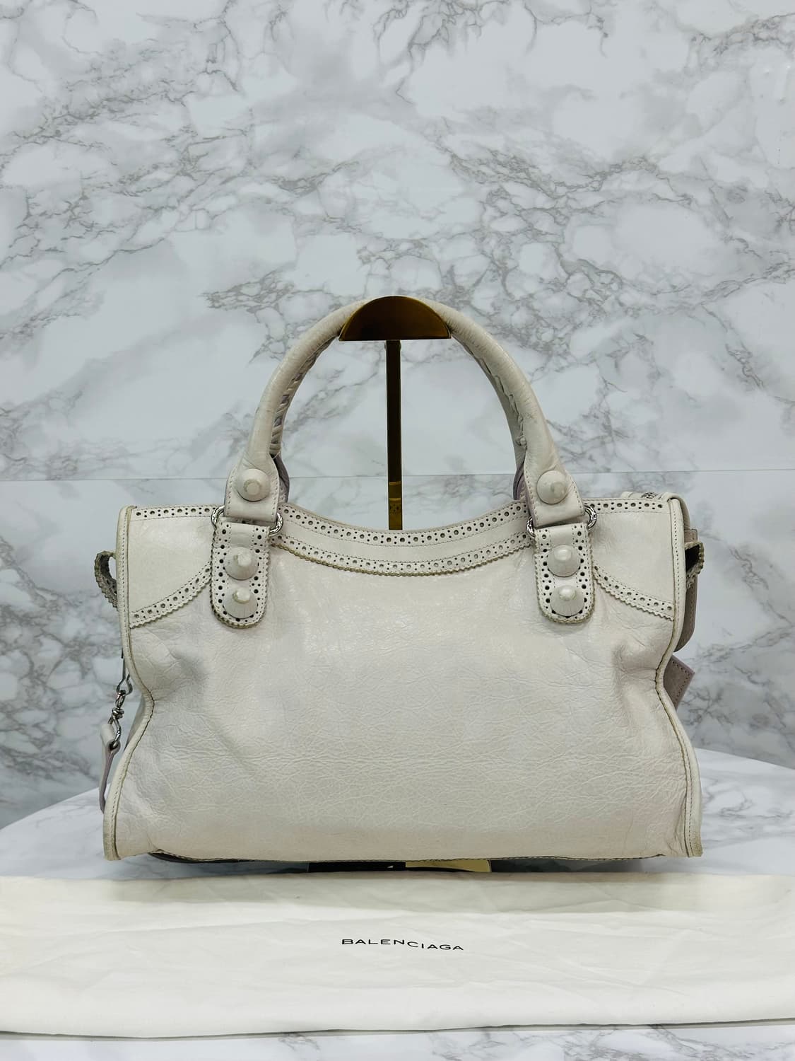 발렌시아가 모터 시티백 화이트 상품이미지7