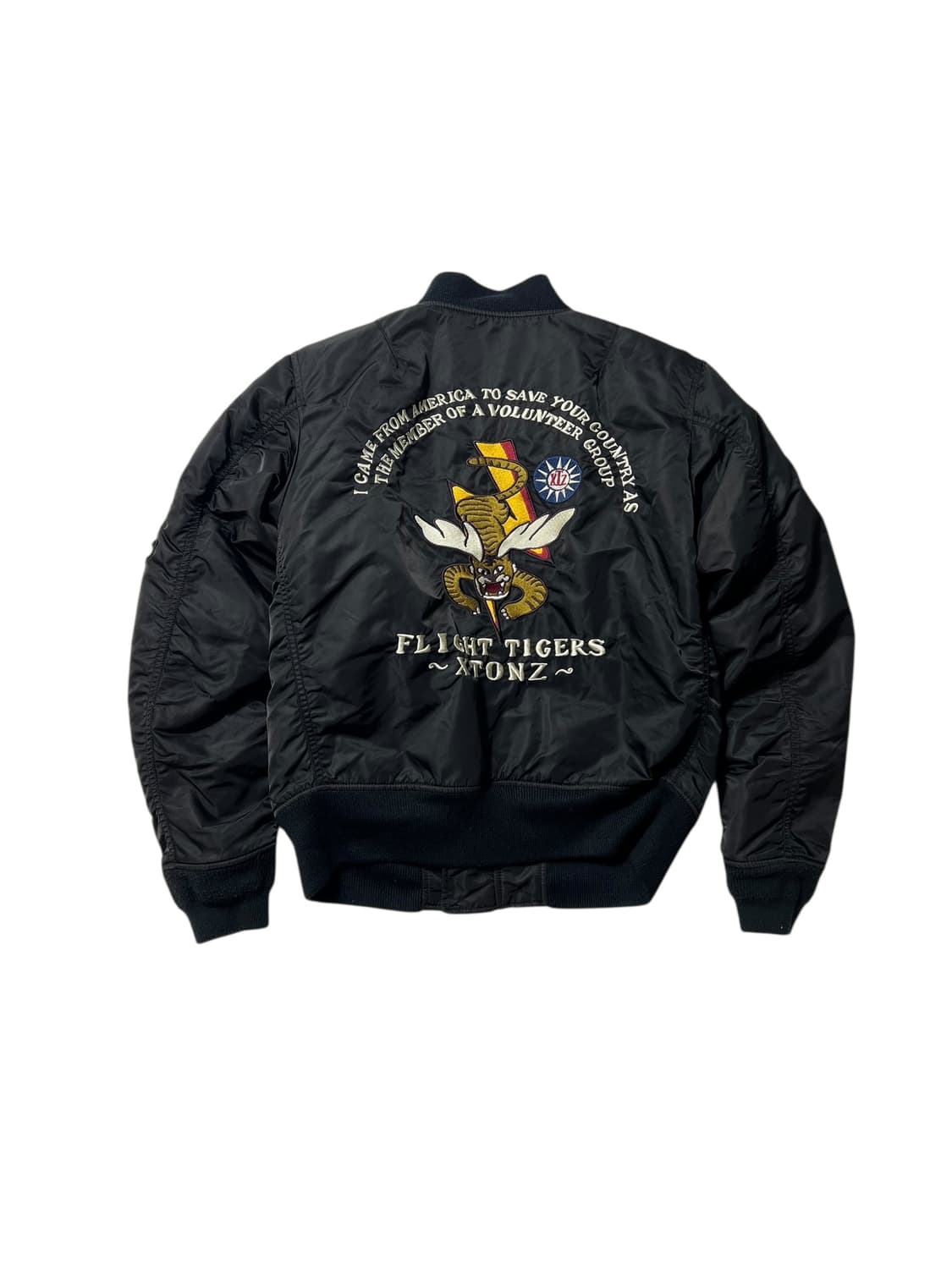 엑스톤즈 자수로고 MA-1 항공점퍼 M 상품이미지2