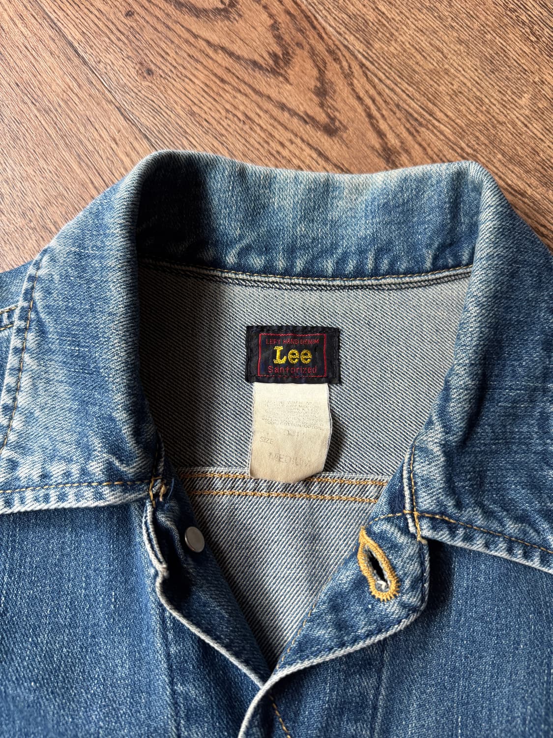 [M]Lee Japan 0411 빈티지 워싱 데님 트러커 자켓 상품이미지2