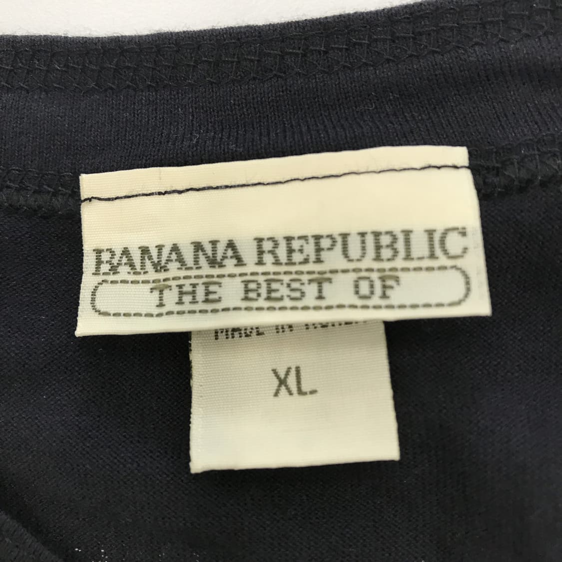 바나나리퍼블릭 90s 자수 반팔티셔츠 [XL] 상품이미지4