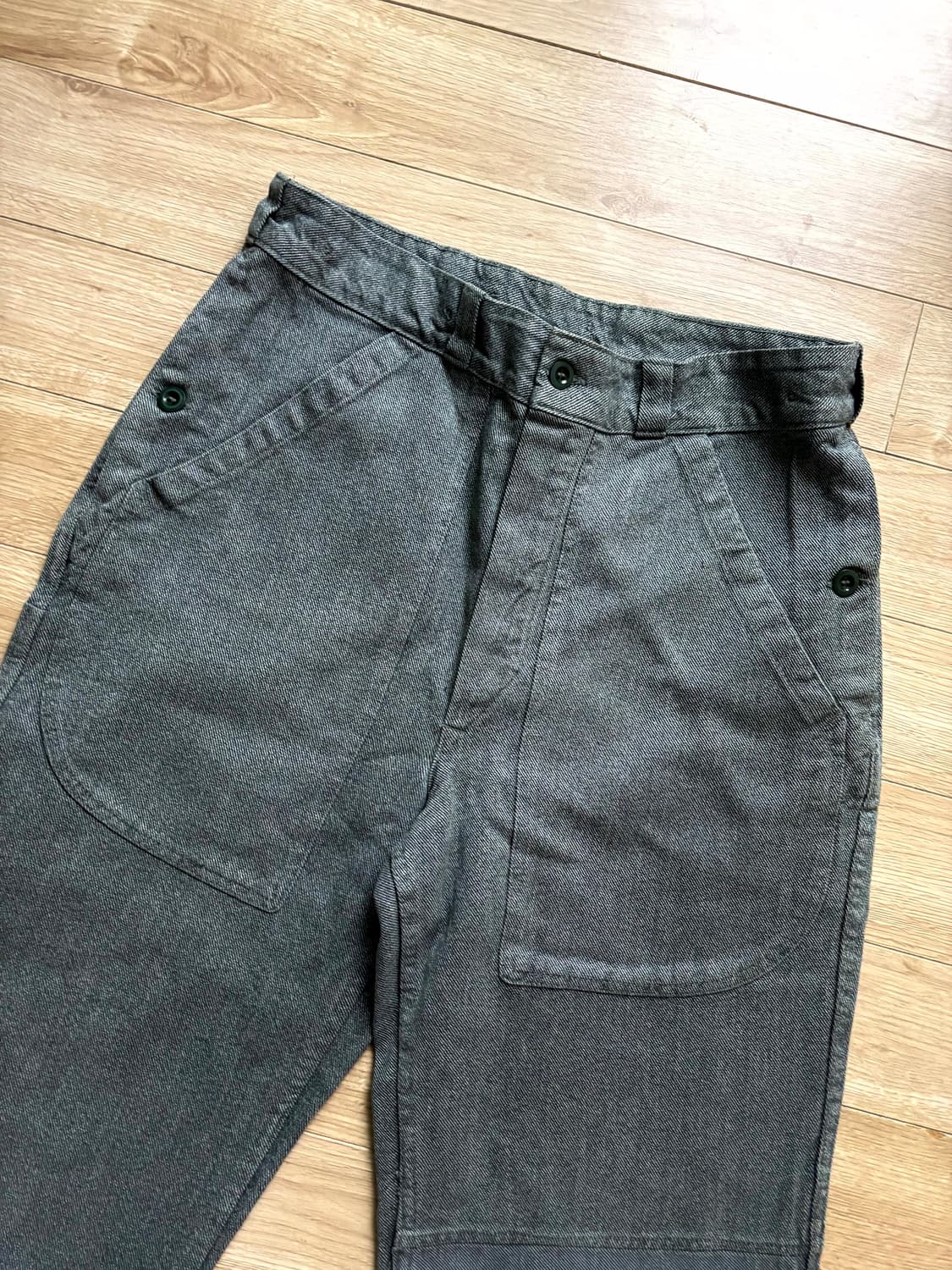 60's 스웨덴 프리즈너 워크 팬츠 32~33" 상품이미지3