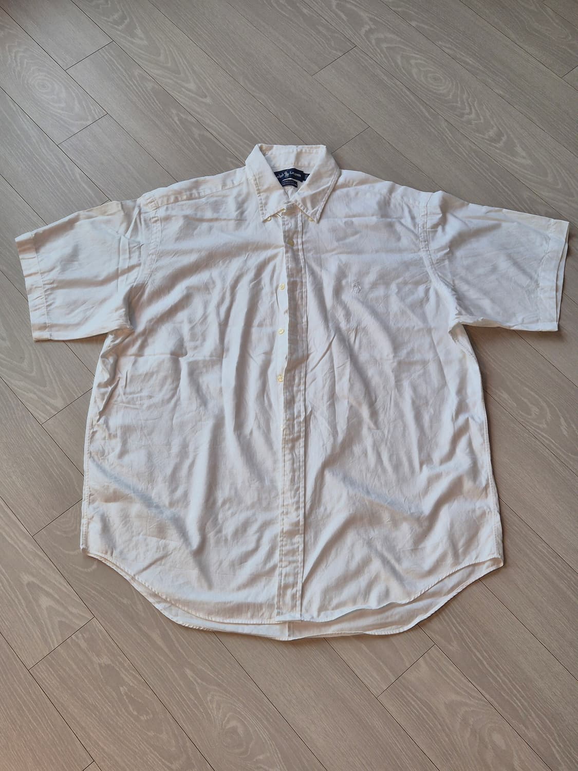 랄프로렌 YARMOUTH 클래식핏 셔츠 (화이트/사이즈큼) 상품이미지1