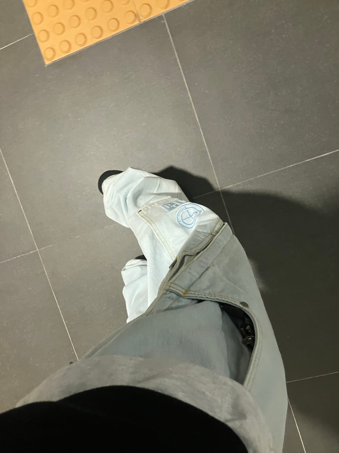 플라스틱프로덕트 포켓팬츠 라이트블루 S 판매 상품이미지1