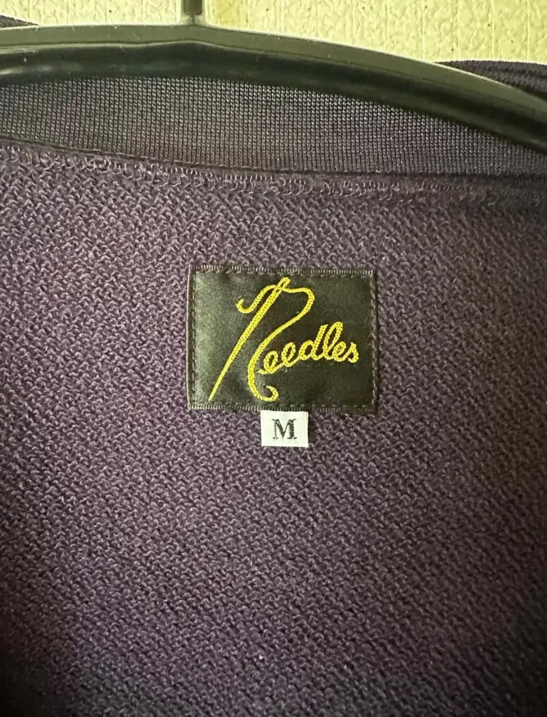 M) 니들스 브이넥 가디건 C/PE 브라이트 저지 에그플란트 상품이미지4