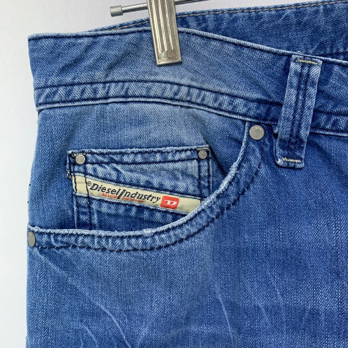 디젤 빈티지 워싱 데님팬츠 청바지 y2k 00s 중청 32인치 상품이미지4