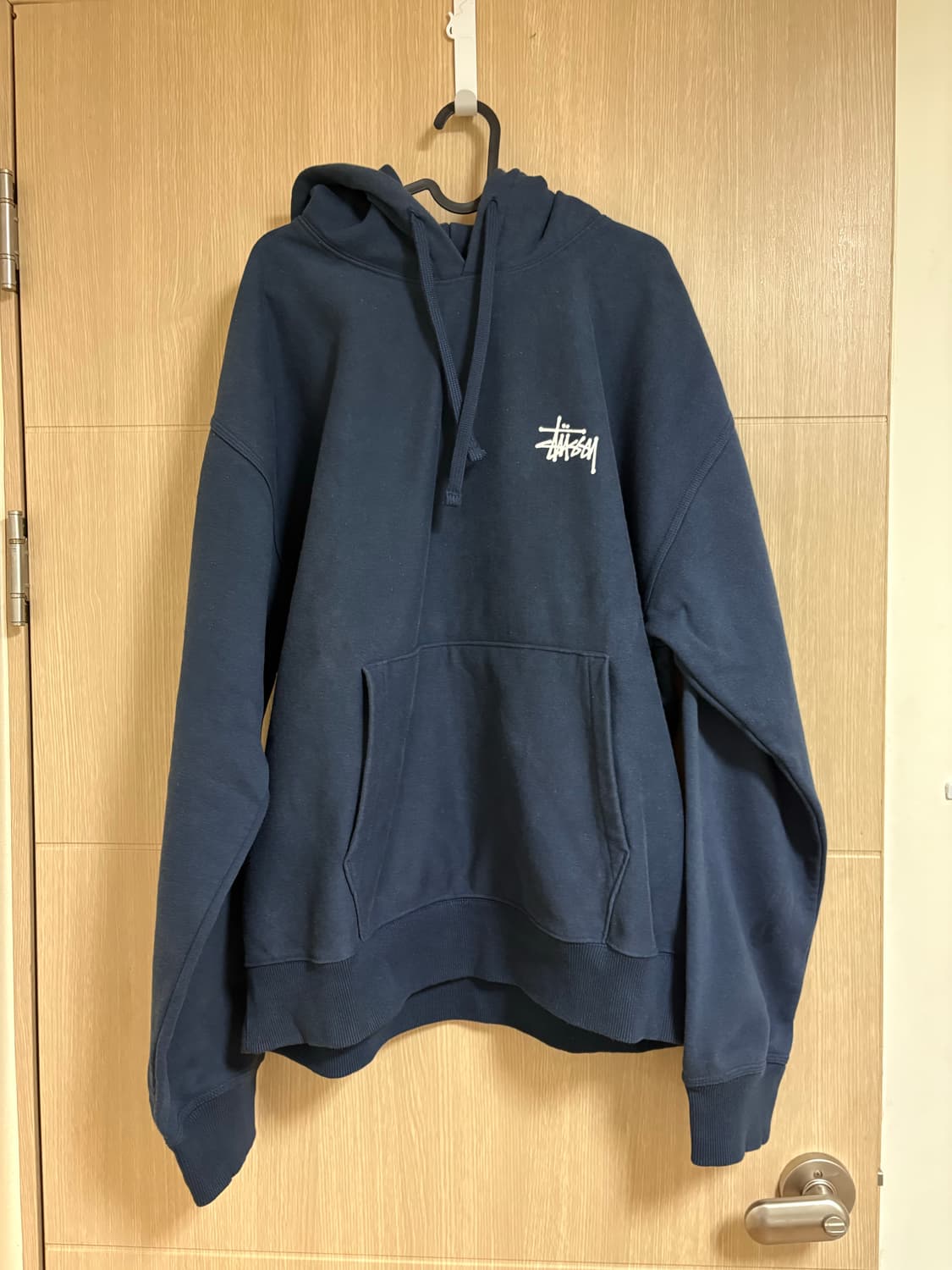 스투시 기본 후드 네이비 XL 상품이미지1