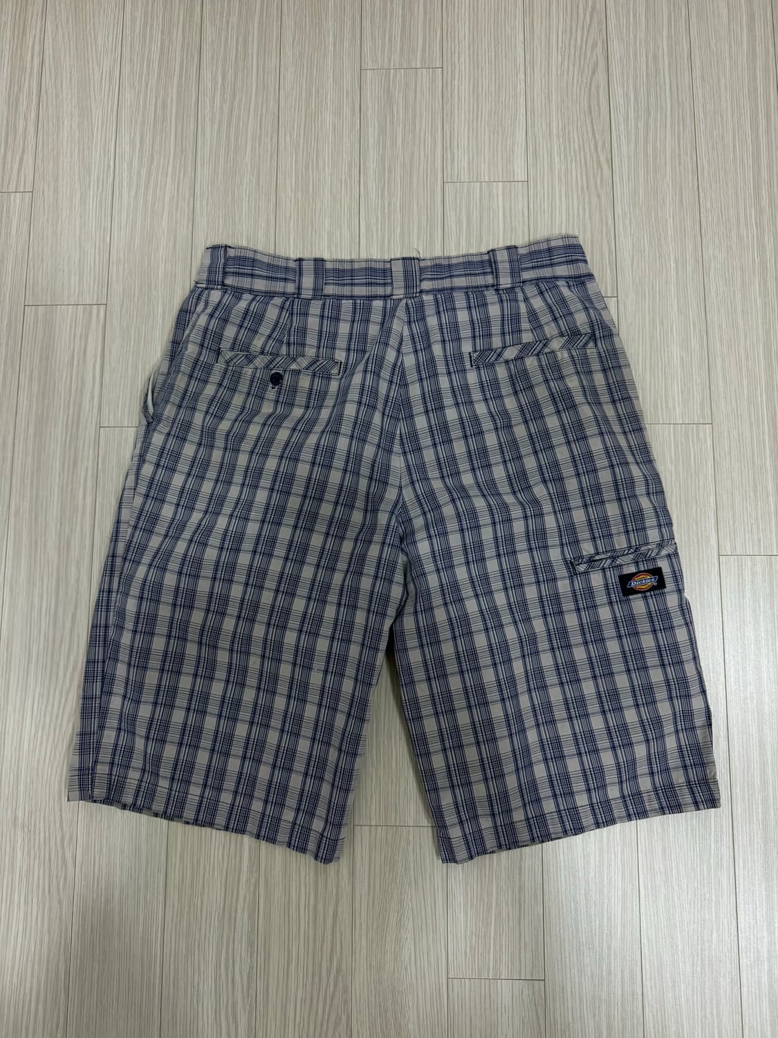 USA VINTAGE 디키즈 체크 워크팬츠 반바지 상품이미지2