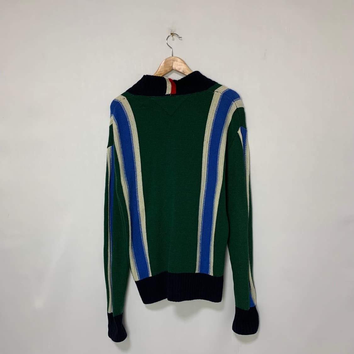 타미힐피거 빈티지 패턴 버튼 가디건 S 상품이미지4