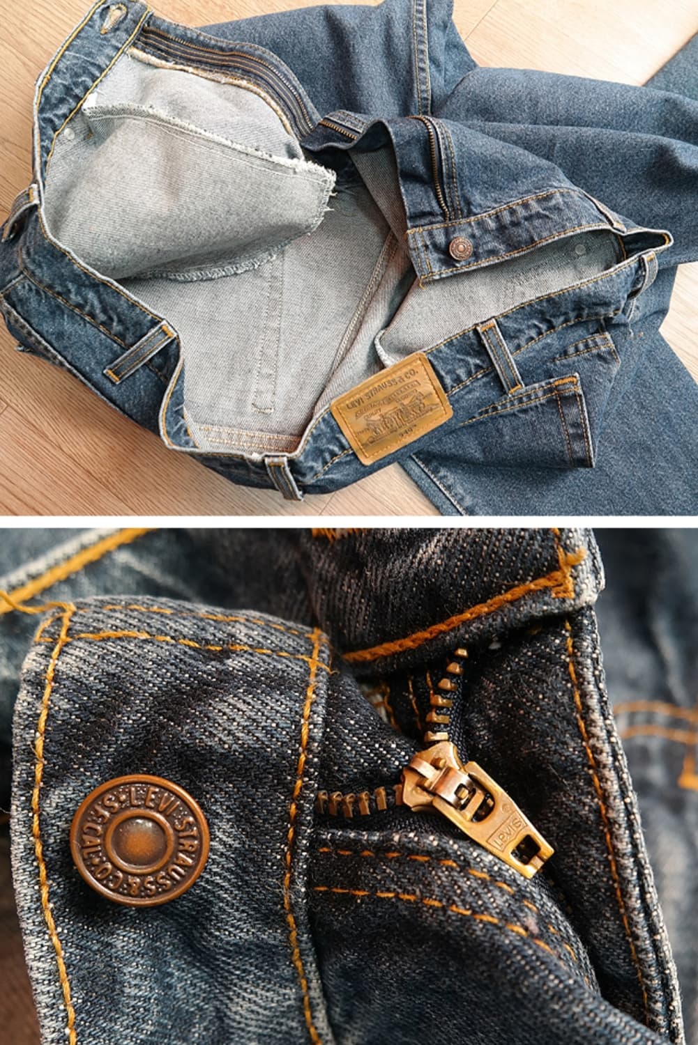 90s 미국산 리바이스 540 오랜지텝 빈티지 40 상품이미지7