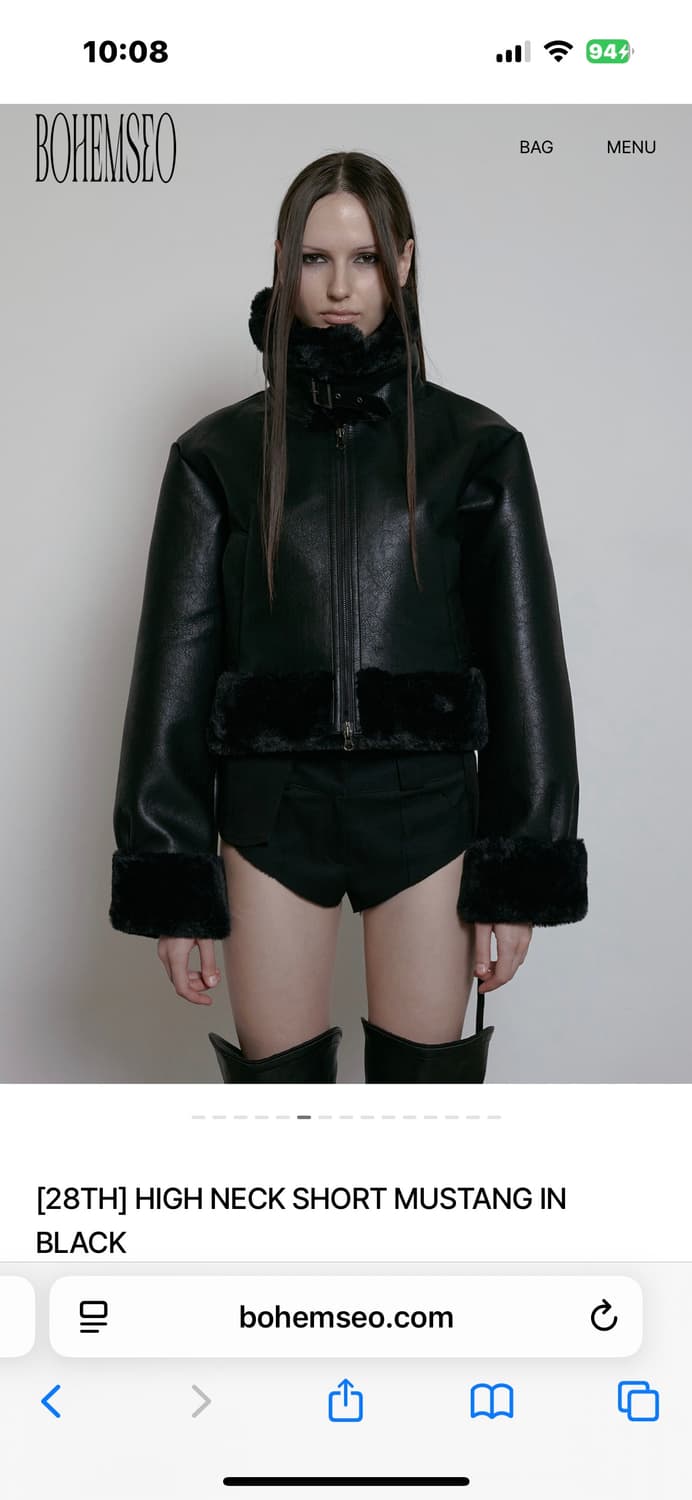 보헤미안서울 24fw 무스탕 상품이미지1