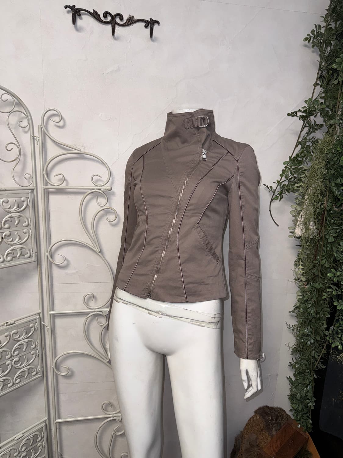 Armani Exchange high neck biker jacket 상품이미지6