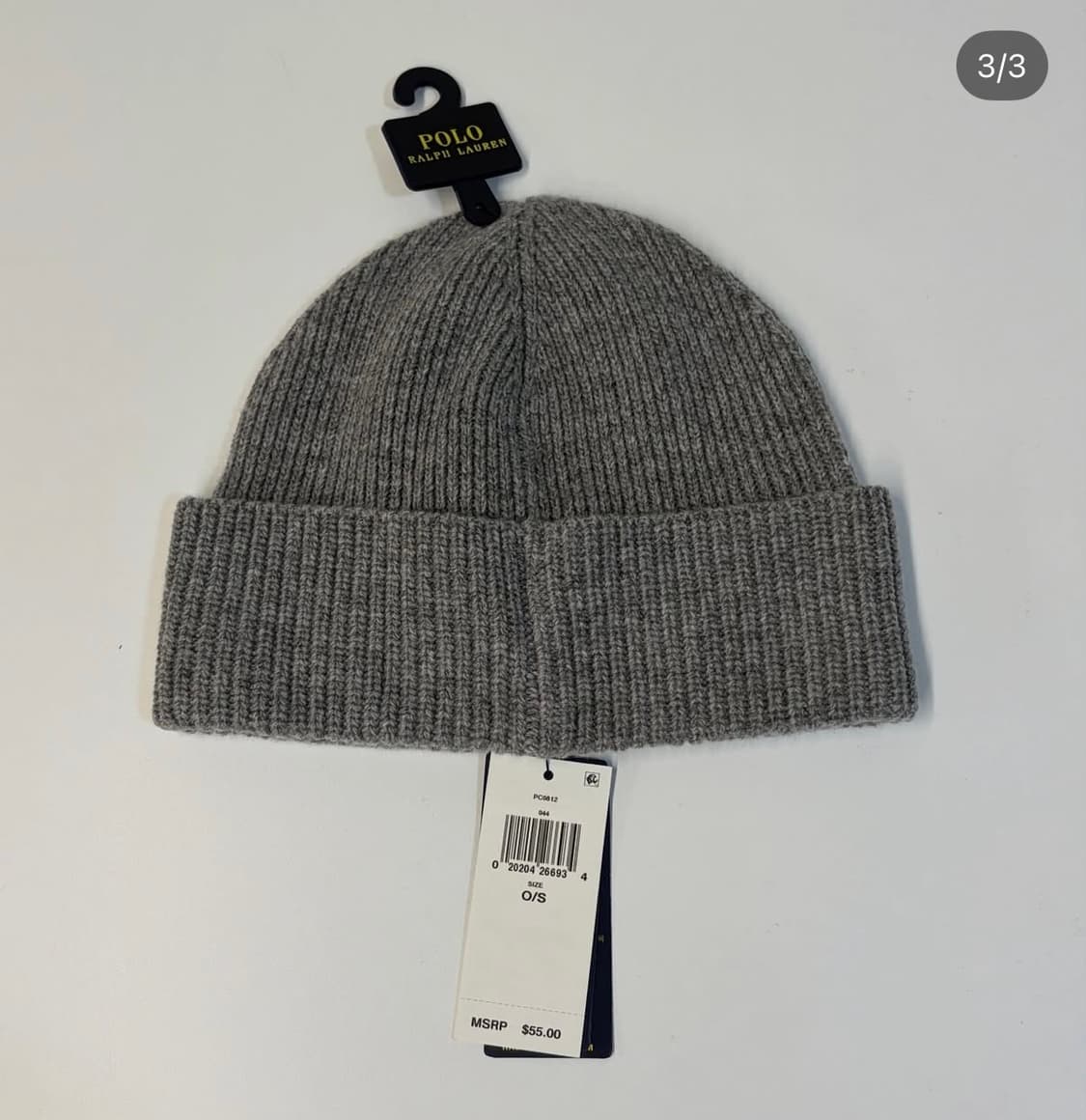 새상품—-폴로 베어 비니 상품이미지3